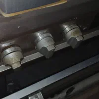 اجاق گاز طرح فر تمام استیل با درب شیشه ای پنج شعله