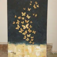 تابلو رنگ روغن برجسته