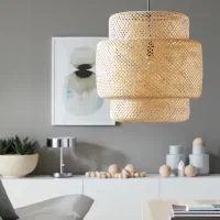 لوستر حصیری ایکیا IKEA نو