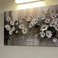 تابلو دکوراتیو گل برجسته کار دست ، کار خاص