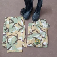 لباس سربازی با پوتین وکلاه سایز 46