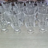 ۱۲ عدد استکان بلند دسته دار خارجی ژاپنی