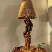 چراغ خواب رومیزی چوبی و خاص