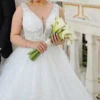 لباس عروس اروپایی بسیار شیک