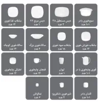 سرویس چینی۱۲ نفره ۹۸ پارچه|ظروف سرو و پذیرایی|محمدشهر, محمدشهر|دیوار