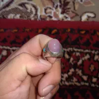 انگشتر نقره عقیق کبود کاردست|بدلیجات|گناباد, |دیوار