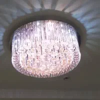 لوستر سقفی کریستالی لوکس|لوستر و چراغ آویز|تهران, نیروی هوایی (پیروزی)|دیوار