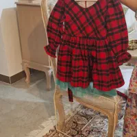 لباس دخت یلدایی درحدنو 2عددلباس عروس 7تا8سال و4تا6|کفش و لباس بچه|کرمانشاه, |دیوار