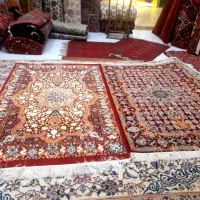 فرش دستباف گل و چله ابریشم اصفهان|فرش|تهران, گلستان (شهرک راه آهن)|دیوار