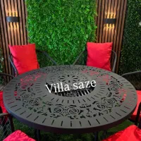 صندلی باغی و کافه /اتشدان دو حالته