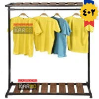 رگال ساده تک آویز فلزچوب کد 402