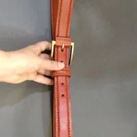 کمربند سه لایه چرم گاوی دست دوز|کیف، کفش، کمربند|اهواز, شهرک برق|دیوار