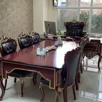 میز مدیریت کنفرانس الماس صندلی اداری ثابت کتابخانه