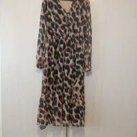 پیراهن زنانه حریری آستردوزی