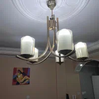 لوستر ۵ شعله دو عدد ست