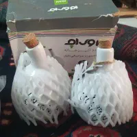 جاروغن و جا ابلیمویا تزیینی جا دستمال کاغذی و قیچی|ظروف سرو و پذیرایی|قم, آذر (نکویی)|دیوار