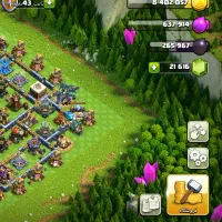 کلش آف کلنز تاوان18 با 21600هزار الماس