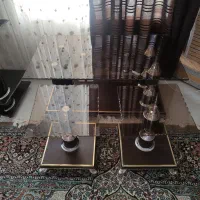 میزعسلی شیشه ای کارکرده