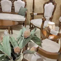 مبلمان پرمنبت وسلطنتی|مبلمان خانگی و میز عسلی|علیآباد کتول, |دیوار