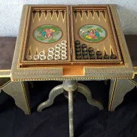 میزو و صندلی تخته نرد و شطرنج خاتم ( مربع )|کلکسیون و سرگرمی|تهران, تهرانسر غربی|دیوار