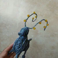 مجسمه سیمی|صنایع دستی و سایر لوازم تزئینی|بردسکن, |دیوار