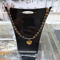 گردنبند سنگ چشم ببر با کیفیت