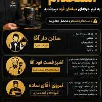 آشپز ، سالن دار ، نیروی ساده آشپزخانه
