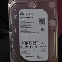 HDD هارد اینترنال شش ترابایتی بدون جعبه و سالم