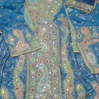 لباس نگینی زری دوچ