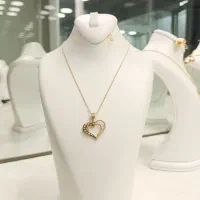 نیم ست قلب شیک|جواهرات|کرمانشاه, |دیوار