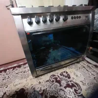 اجاق گاز فر دار تمام استیل تکنو مدل کلاسیک