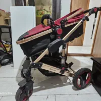 کالسکه و کرییر ببکو در حد نو|کالسکه و لوازم جانبی|رشت, چله خانه|دیوار