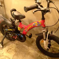 دوچرخه سایز ۱۶خارجی کودک قناری اکبندبدون استفاده