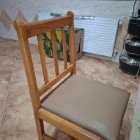 میز وصندلی دست ساز ۴نفره چوب راش|میز و صندلی غذاخوری|آباده, |دیوار