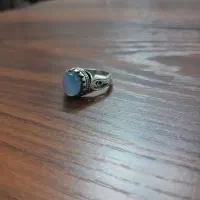 فروش انگشتر نقره سنگ عقیق کبود