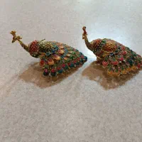 مجسمه طاووس برنجی