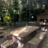 اجاره کلبه چوبی|اجارهٔ کوتاه‌مدت ویلا و باغ|هشتگرد, کوشک زر|دیوار