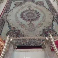 دو عدد فرش 9 متری مهستان بسیار زیبا در حد نو|فرش|خرم‌آباد, |دیوار