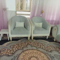 سلام به دست مبل 7نفره با یه تخت خواب دونفره|مبلمان خانگی و میز عسلی|میبد, |دیوار