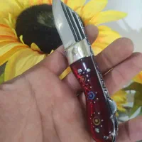 فروش چاقوی بابا کلکسیونی  دسته کهربا  دست ساز