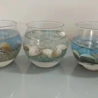 باکس شمع سنگ مصنوعی گیفت دکوری شمع اکسسوری