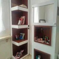 کمد لوازم خانگی کتاب و میز آرایشی