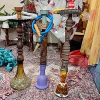 فروش ۴عدد قلیون چوبی