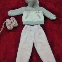 سویشرت و شلوار دخترانه تا یک سال