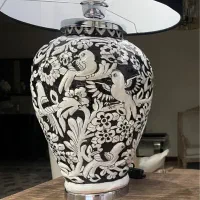 آباژور گل و مرغ اصفهان سفارشی سالم|چراغ خواب و آباژور|تهران, شکیبا|دیوار