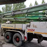 پمپ انتقال بتونم دکل هوایی
