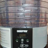میوه خشک کن geepas پنج صفحه