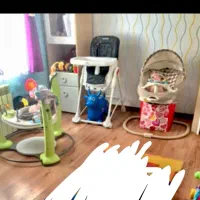 لوازم نوزاد کالسکه تاپ جامپینگ روروئک کالسکه فرش