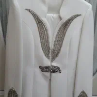 کت شلوار سفید مجلسی