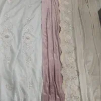 پرده سرمه و زری دوزی شده